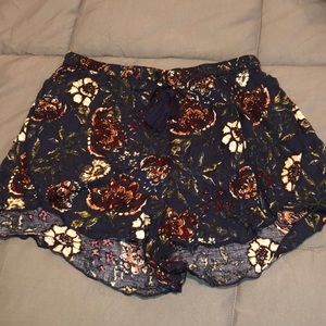 Abercrombie and Fitch flower flowy shorts